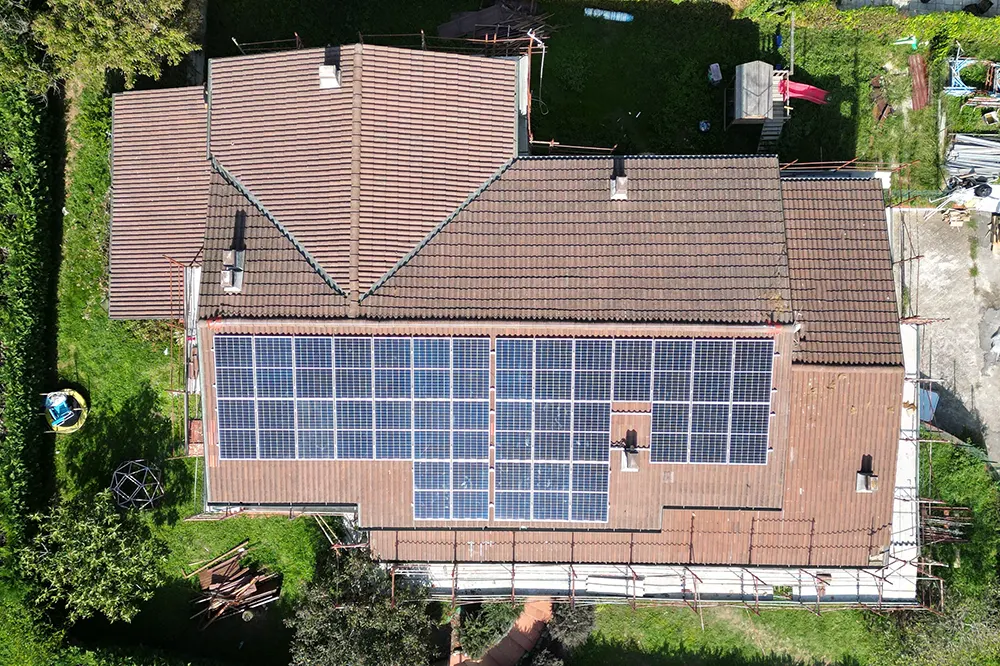 Fotovoltaico Villa unifamiliare welink.srl